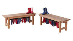 Camborne Wellie Benches (2Pk)-Cloakroom,Cosy Direct,Cosy Outdoor,Forest School & Outdoor Garden Equipment-Learning SPACE