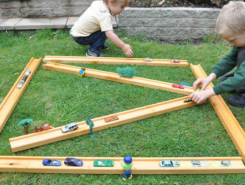 Car Road Ways (6Pk)-Cars & Transport,Cosy Direct,Cosy Outdoor,Imaginative Play,Pretend play,Wooden Toys-Learning SPACE