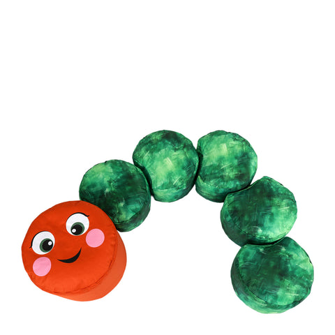 Carrie the Caterpillar Bean Bag Stools (6 Stools) - Modular Seating-Bean Bags & Cushions,Cushions,Dropship,Eden Learning Spaces,excell2,Modular Seating,Sensory Garden,Wellbeing Furniture-Learning SPACE