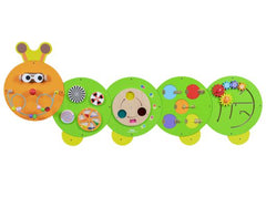 Caterpillar Activity Wall Panels - Interactive Educational Toy For Kids-Maths,Primary Maths,sensory activity,Sensory Wall Panels & Accessories,Shape & Space & Measure,Stock,Strength & Co-Ordination,Viga Activity Wall Panel-Learning SPACE