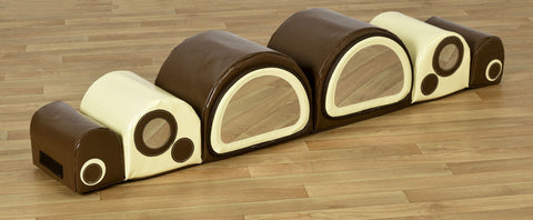 Caterpillar Mirror Bumps Soft Play Set-Baby & Toddler Gifts,Baby Sensory Toys,Baby Soft Play and Mirrors,Dropship,Matrix Group,Play Mats & Baby Gyms,Playmats & Baby Gyms,Sensory Mirrors,Soft Play Sets-Natural-PRP1300 (n1300)-Learning SPACE