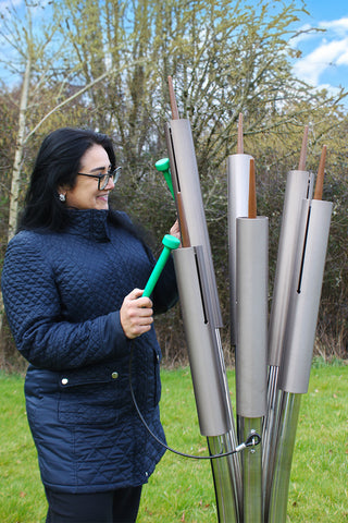 Cattails - A-Minor (Set of 6) - Sensory Garden Musical Instruments-Cerebral Palsy,Dropship,Music,Outdoor Musical Instruments,Playground Equipment,Primary Music,Sensory Garden-Learning SPACE