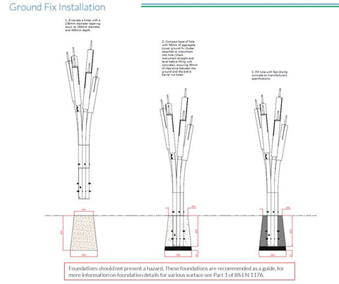 Cattails - A-Minor (Set of 6) - Sensory Garden Musical Instruments-Cerebral Palsy,Dropship,Music,Outdoor Musical Instruments,Playground Equipment,Primary Music,Sensory Garden-Learning SPACE