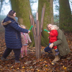 Cattails - A-Minor (Set of 6) - Sensory Garden Musical Instruments-Cerebral Palsy,Music,Outdoor Musical Instruments,Playground Equipment,Primary Music,Sensory Garden-Ground Install-PPCattailsSet6ground-Learning SPACE