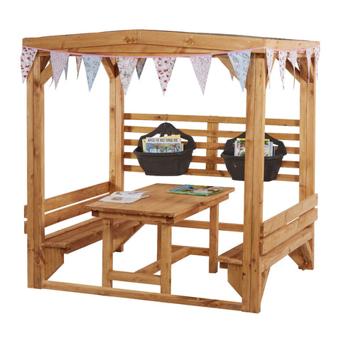 Chatty Shelter With Table & Benches Ks1-Cosy Direct,Outdoor Furniture,Picnic Table-Learning SPACE