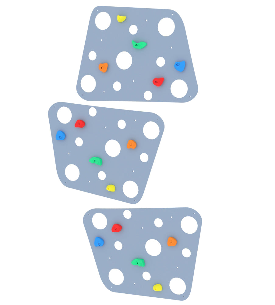 Cheese Shaped Indoor Climbing Wall-Additional Need,Gross Motor and Balance Skills,Helps With,Sensory Climbing Equipment,Strength & Co-Ordination-Blue-DSKMCHEESE-BL-Learning SPACE