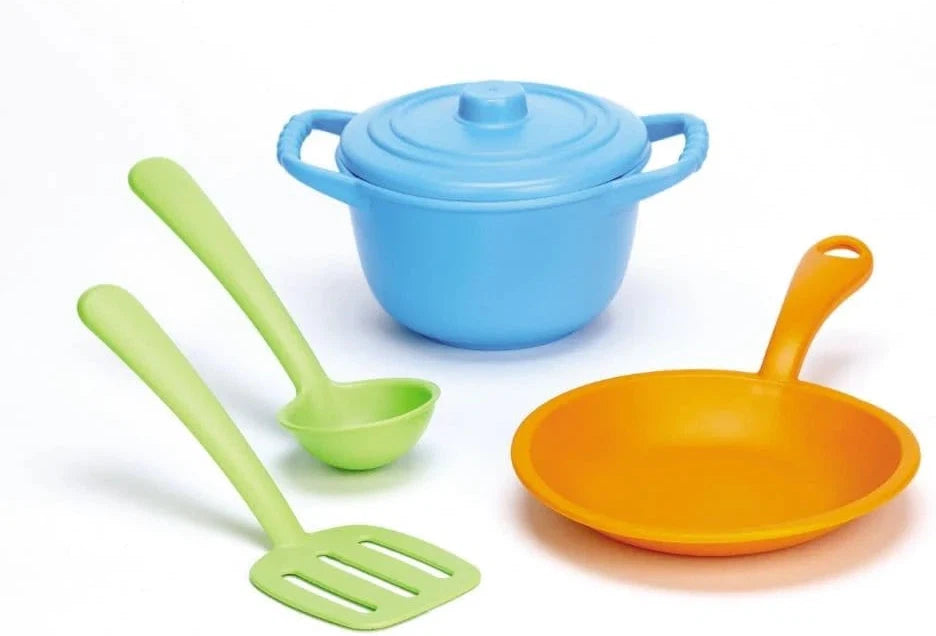 Chef Set- classic collection of kitchen essentials-Bigjigs Toys,Gifts For 2-3 Years Old,Green Toys,Imaginative Play,Kitchens & Shops & School,Play Food,Play Kitchen Accessories,SCOTEXCEL,Stock-Learning SPACE