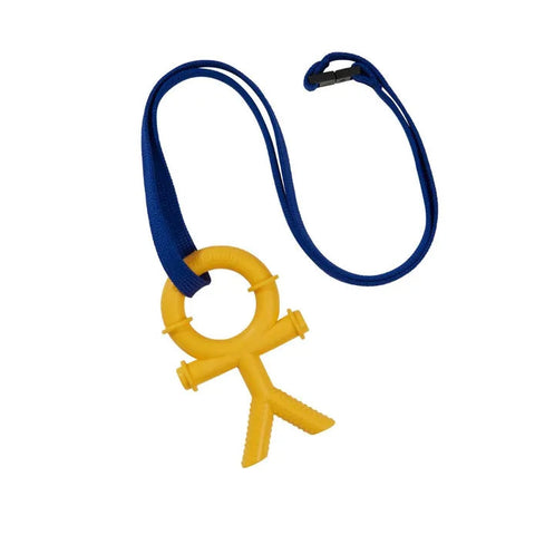 Chewbuddy™ Stickman Chew with Lanyard-AllSensory,Autism,Calming & Anxiety,Chewing,Helps With,Neuro Diversity,Oral Motor & Chewing Skills,Proprioceptive,Sensory Direct Toys and Equipment,Sensory Processing Disorder,Sensory Seeking-Yellow (Tuff)-CBX01YEL-Learning SPACE
