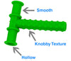 Chewy Tube - Green Knobby-Chewing,Chewy Tubes,Oral Motor & Chewing Skills,Tactile Toys & Books-Learning SPACE