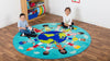 Children of the World™ 2m Carpet - Teal-Dropship,Educational Carpet,Kit For Kids,Mats & Rugs,Multi-Colour,Round,Rugs,Wellbeing Furniture,World & Nature-Learning SPACE