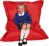 Children's Floor Cushion Bean Bag-Sofas-Bean Bags,Bean Bags & Cushions,Eden Learning Spaces,Matrix Group,Nurture Room,Sensory Room Furniture,Wellbeing Furniture-Red-ED1KBGOD008-Learning SPACE