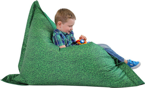 Children's Grass Floor Cushion Bean Bag-Bean Bags, Bean Bags & Cushions, Calming and Relaxation, Eden Learning Spaces, Helps With, Nature Learning Environment, Nature Sensory Room, Nurture Room, Stock, Wellbeing Furniture-Learning SPACE