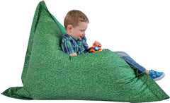 Children's Grass Floor Cushion Bean Bag-Bean Bags,Bean Bags & Cushions,Calming and Relaxation,Eden Learning Spaces,Helps With,Nature Learning Environment,Nature Sensory Room,Nurture Room,Stock,Wellbeing Furniture-Learning SPACE