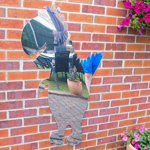 Children's Plastic Safety Mirror - Giant T.Rex Dinosaur-AllSensory,Calming & Anxiety,Dinosaurs. Castles & Pirates,Down Syndrome,Helps With,Imaginative Play,Neuro Diversity,Playground Wall Art & Signs,Sensory Mirrors,Sensory Seeking,Stock-Learning SPACE