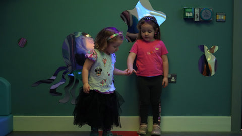 Children's Plastic Safety Mirrors - Sand And Sea-AllSensory,Calming & Anxiety,Down Syndrome,Helps With,Playground Wall Art & Signs,Sensory Mirrors,Sensory Seeking,Underwater Sensory Room-Learning SPACE