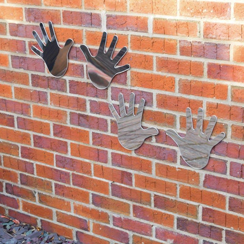 Children’s Safety Mirror Set - 4 Hands (2 Pairs)-AllSensory,Baby Soft Play and Mirrors,Calming & Anxiety,Down Syndrome,Dropship,Helps With,Outdoor Mirrors,Playground Equipment,Playground Wall Art & Signs,Sensory Garden,Sensory Mirrors,Sensory Seeking,Stock-Learning SPACE