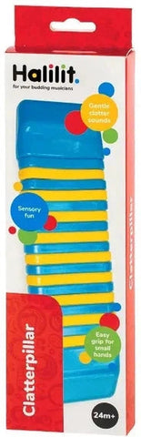 Clatterpillar Musical Instrument-Additional Need,AllSensory,Baby & Toddler Gifts,Baby Cause & Effect Toys,Baby Musical Toys,Baby Sensory Toys,Cerebral Palsy,Gross Motor and Balance Skills,Halilit Toys,Helps With,Music,Sound,Stock-Learning SPACE