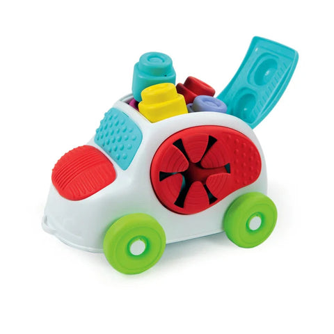 Clementoni Soft Clemmy Sensory Car-Baby Sensory Toys,Baby Toys,Cars & Transport,Clementoni,Games & Toys,Stacking Toys & Sorting Toys-Learning SPACE