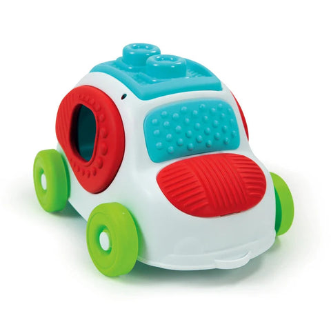 Clementoni Soft Clemmy Sensory Car-Baby Sensory Toys,Baby Toys,Cars & Transport,Clementoni,Games & Toys,Stacking Toys & Sorting Toys-Learning SPACE