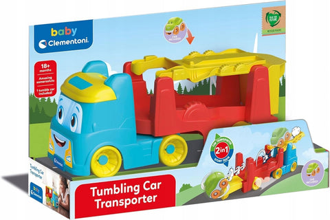 Clementoni Tumbling Car Transporter-Baby Sensory Toys,Cars & Transport,Cause & Effect Toys,Clementoni,Games & Toys-Learning SPACE