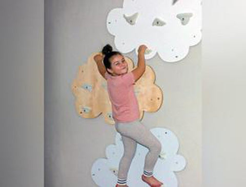 Cloud Shaped Indoor Climbing Wall-Playground Equipment-Additional Need,Gross Motor and Balance Skills,Helps With,Sensory Climbing Equipment,Strength & Co-Ordination-Learning SPACE