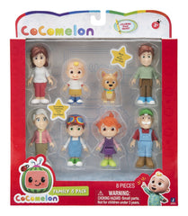 Cocomelon Family 8 Figure Pack-Cocomelon, Early years Games & Toys, Eco Friendly, Games & Toys, Gifts For 3-5 Years Old, Primary Games & Toys-Learning SPACE