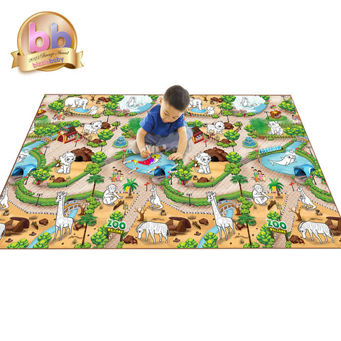 Colour N Wipe Mark Making Zoo Playmat-Animals,EDUK8,Mark Making,Playmat-Learning SPACE