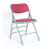 Comfort Metal Folding Chair With Padded Seat & Back-Classroom Chairs,Folding Chair-Burgundy-MFCC-B-Learning SPACE