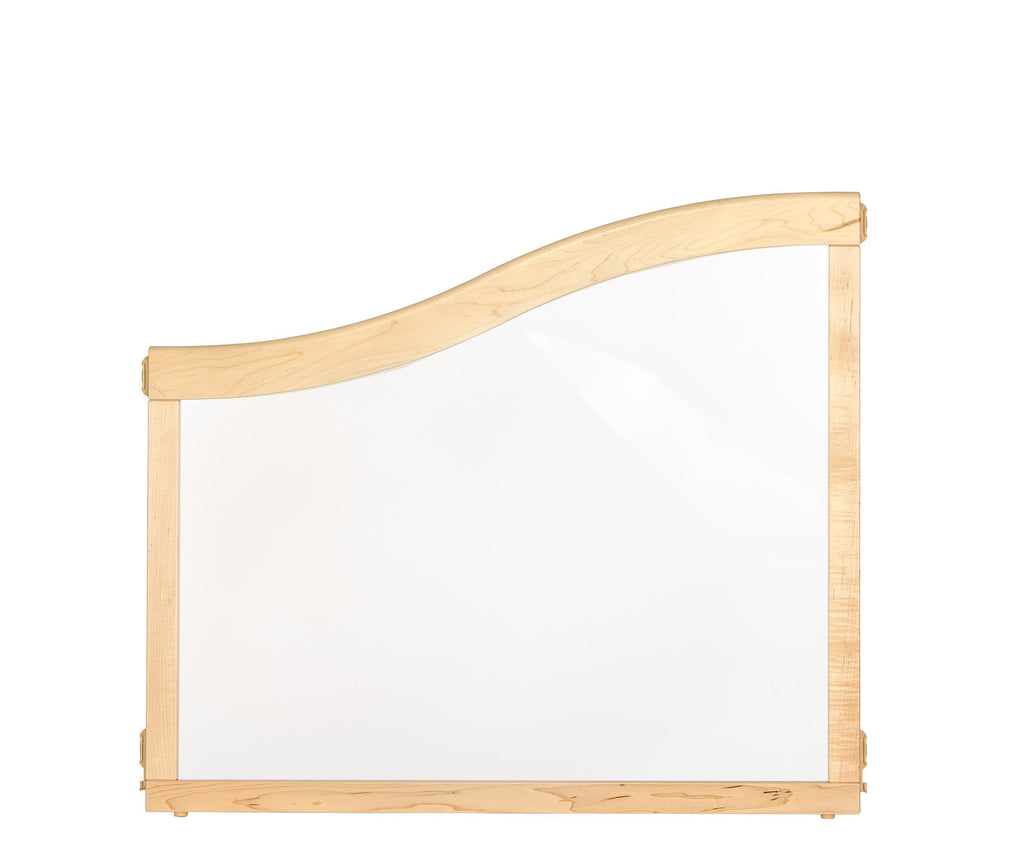 Community Playthings - Clear Wave Panel, 61 To 81 cm-Classroom Displays,Classroom Furniture,Community Playthings,Dividers,Dropship,Shelves,Storage,Wellbeing Furniture-Learning SPACE