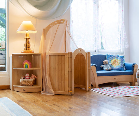 Community Playthings - Corner Shelf Unit 61 cm-Classroom Displays,Classroom Furniture,Community Playthings,Corner & Semi-Circle,Dividers,Dropship,Shelves,Storage,Wellbeing Furniture-Learning SPACE