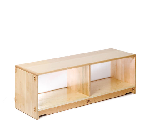 Community Playthings - Translucent back shelf 124 x 41 cm-Classroom Displays, Classroom Furniture, Community Playthings, Dividers, Shelves, Storage, Wellbeing Furniture-Learning SPACE