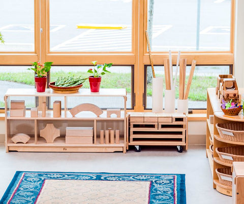 Community Playthings - Translucent back shelf 124 x 61 cm-Classroom Displays,Classroom Furniture,Community Playthings,Dividers,Dropship,Shelves,Storage,Wellbeing Furniture-Learning SPACE