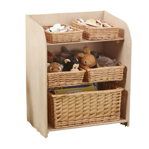 Compact Healdswood Basket Set (5Pk)-Cosy Direct,Storage,Storage Bins & Baskets,Wellbeing Furniture-Learning SPACE