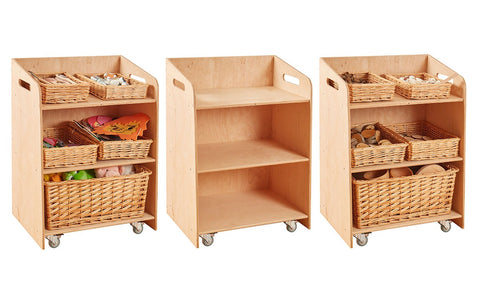 Compact Healdswood Mobile Trio-Cosy Direct,Storage,Trolleys,Wellbeing Furniture-Learning SPACE