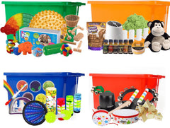 Complete Sensory Discovery Sets - Visual, Sound, Tactile and Smell-AllSensory,Calmer Classrooms,Classroom Packs,Learning Activity Kits,Sensory,sensory activity,Sensory Boxes,Sensory Processing Disorder,Sensory Seeking,Sensory Smell Equipment,Sensory Smells,Sound,Stock,Tactile Toys & Books,Visual Sensory Toys-Learning SPACE