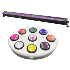 Connect Pro Colour Wash Light with Oval Controller-Connect Pro, Sensory Ceiling Lights-VAT Exempt-Learning SPACE