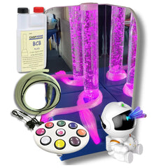 Connect Pro Portable Sound Reactive Sensory Room Corner with Fibre Optic Lighting & 1.2m Bubble Tube & Accessories-Sensory toy-Best Seller,Bubble Tubes,excell2,Fibre Optic Lighting,homebt,Learning SPACE,Plinths,Portable Sensory Rooms,Ready Made Sensory Rooms,Sensory Boxes-Learning SPACE