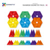 Connetix Rainbow Geometry Pack – 30 Piece Set-Connetix Tiles, Engineering & Construction, Fine Motor Skills, Gifts For 3-5 Years Old, S.T.E.M-Learning SPACE