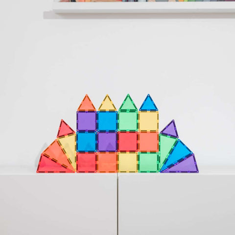 Connetix Rainbow Mini Pack – 24 Piece Set-Christmas 2024,Connetix Tiles,Engineering & Construction,Fine Motor Skills,Gifts For 3-5 Years Old,S.T.E.M-Learning SPACE