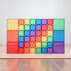Connetix Rainbow Square Pack – 42 Piece Set-Connetix Tiles,Engineering & Construction,Fine Motor Skills,Gifts For 3-5 Years Old,S.T.E.M-Learning SPACE