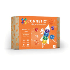 Connetix Rainbow Square Pack – 42 Piece Set-Connetix Tiles,Engineering & Construction,Fine Motor Skills,Gifts For 3-5 Years Old,S.T.E.M-Learning SPACE