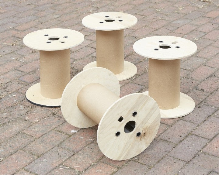 Construction Cable Drums (4Pk)-Cosy Direct,Discontinued,Engineering & Construction,Imaginative Play,Role Play-Learning SPACE