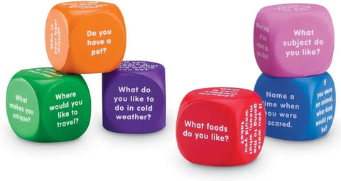Conversation Cubes-Calmer Classrooms,Calming & Anxiety,communication,Helps With,Learning Resources,Neuro Diversity,Primary Literacy,Speaking & Listening,Spelling Games & Grammar Activities,Stock-Learning SPACE