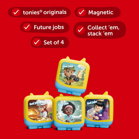 Cool Jobs Audio Clever Pocket Tonies Set-Puppets & Theatres & Story Sets,Sound,Tonies-Learning SPACE