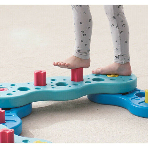 Coral Adventure-Balancing Equipment,Gross Motor and Balance Skills,Imaginative Play,Stepping Stones-Learning SPACE