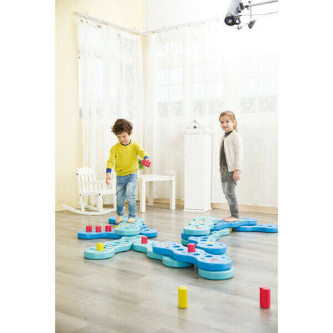 Coral Adventure-Balancing Equipment,Gross Motor and Balance Skills,Imaginative Play,Stepping Stones-Learning SPACE