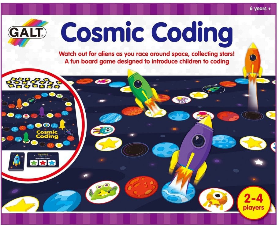Cosmic Coding Game – Screen-Free Coding for Kids with Space-Themed Challenges-Coding,Galt,Games & Toys,Gifts for 5-7 Years Old,Gifts for 8+,Primary Games & Toys,S.T.E.M,Science Activities,Stock,Table Top & Family Games,Technology & Design,Teen Games-Learning SPACE