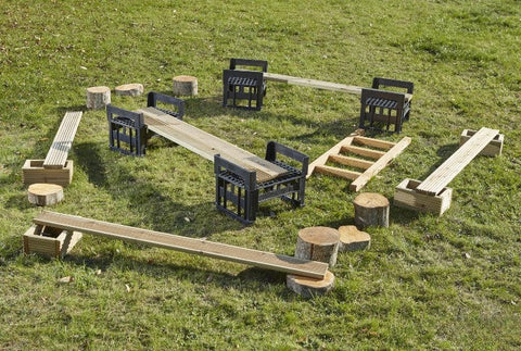 Cosy Physical Development Set 3-Cosy Direct,Cosy Kits,Cosy Outdoor,Cosy Value Packs,Forest School & Outdoor Garden Equipment,Outdoor Classroom,Outdoor Climbing Frames,Outdoor Furniture-Learning SPACE