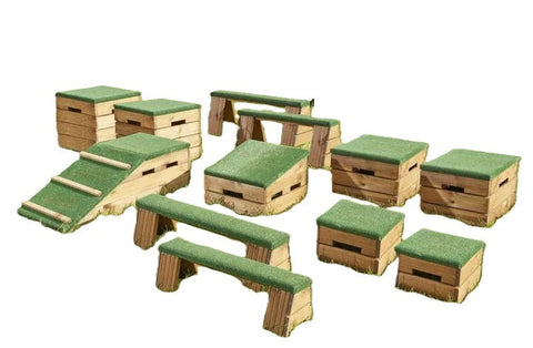 Cosy Physical Development Set 3-Cosy Direct,Cosy Kits,Cosy Outdoor,Cosy Value Packs,Forest School & Outdoor Garden Equipment,Outdoor Classroom,Outdoor Climbing Frames,Outdoor Furniture-Learning SPACE