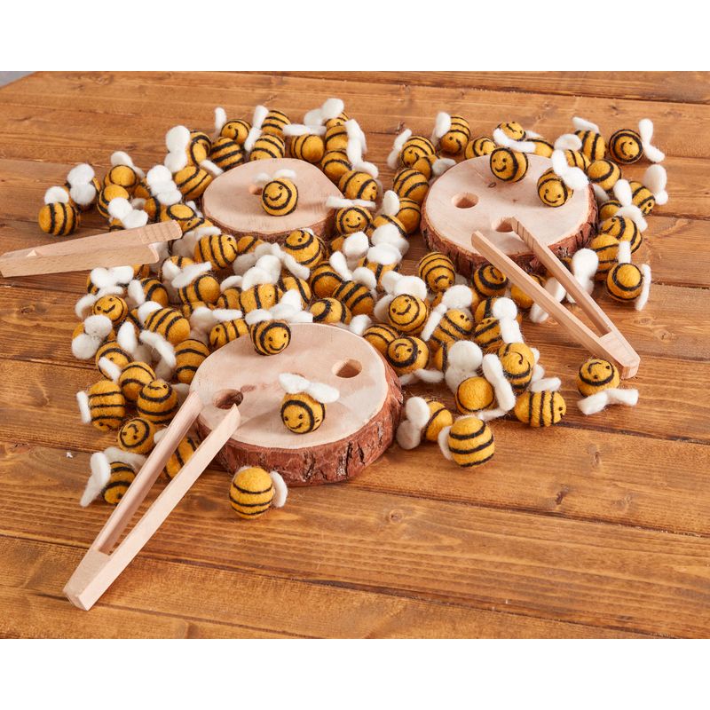 Count And Sort 100 Cosy Bees-Cosy Direct,Counting Numbers & Colour,Early Years Maths,Fine Motor Skills,Primary Maths,Small World,Stacking Toys & Sorting Toys-Learning SPACE